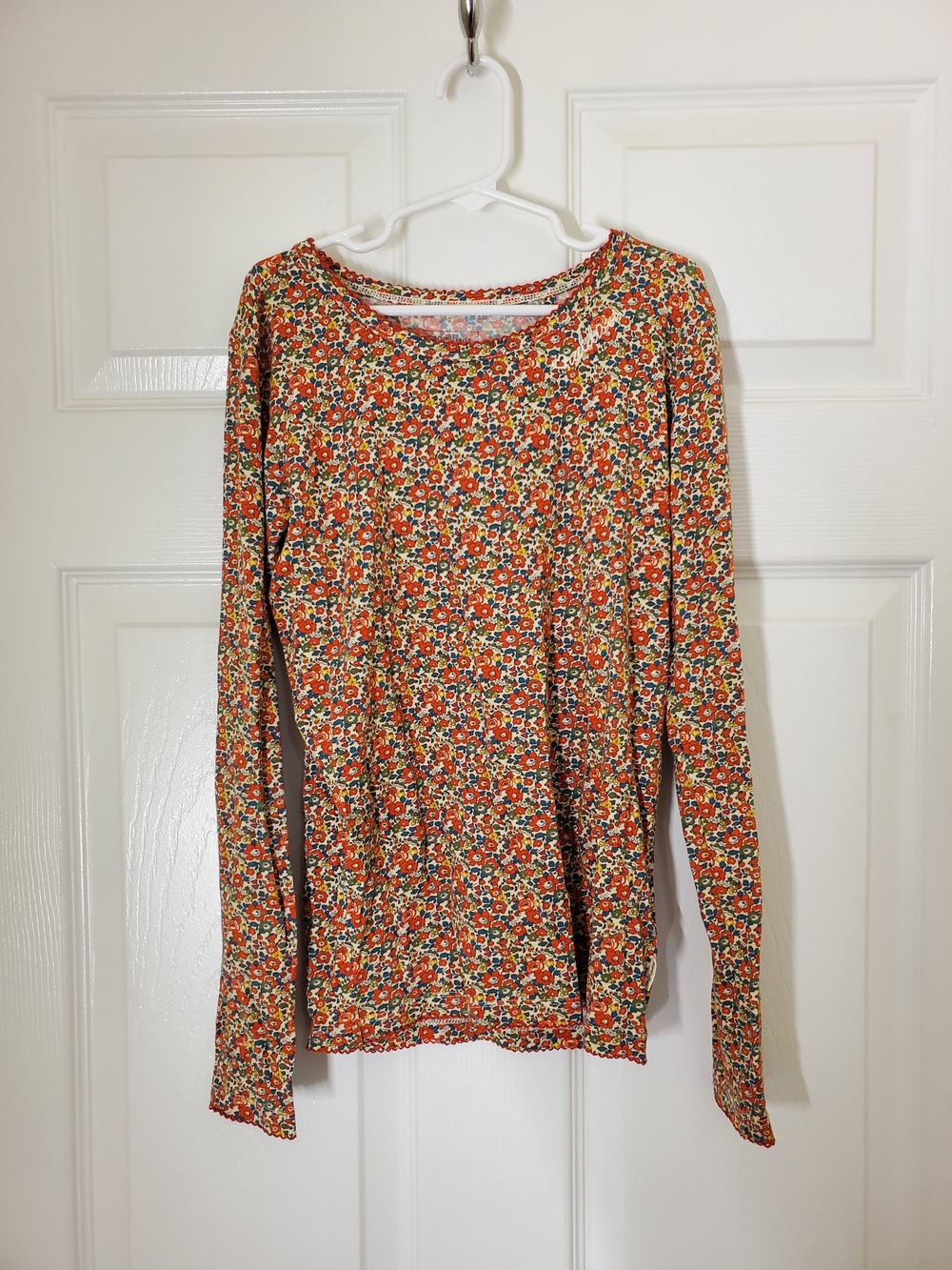 Minnow Girls' Floral Pajama Top Only